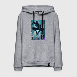 Мужская толстовка-худи Spider-man neon glow