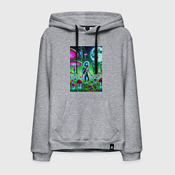 Мужская толстовка-худи Морти потерял Рика на мухоморной планете