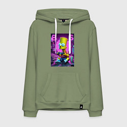 Мужская толстовка-худи Bart Simpson - cool gamer