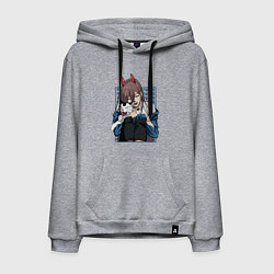 Мужская толстовка-худи Человек-бензопила Пауэр и кошка