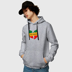 Толстовка-худи хлопковая мужская Wu-Tang, цвет: меланж — фото 2