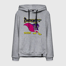 Мужская толстовка-худи Чёрный плащ - Кряк Лапчатый