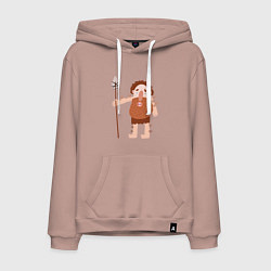 Мужская толстовка-худи Пещерный человек