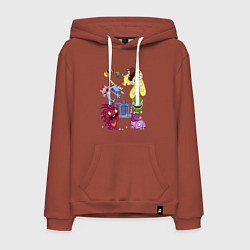 Мужская толстовка-худи Happy three friends - carousel