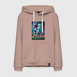 Мужская толстовка-худи Слон похожий на Рика Санчеса - прикол