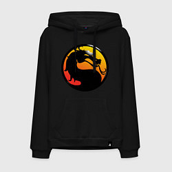 Мужская толстовка-худи Mortal kombat logo