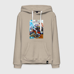 Мужская толстовка-худи Персонажи - Marvel rivals