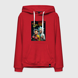 Мужская толстовка-худи Рик Санчес тренер команды Морти