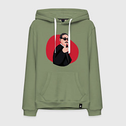 Мужская толстовка-худи Телохранитель в костюме