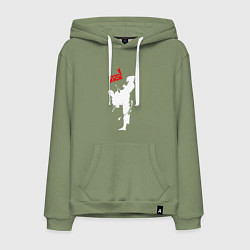 Мужская толстовка-худи Кикбоксинг - атака