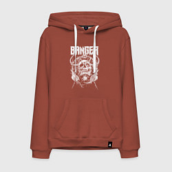 Мужская толстовка-худи Banger - horned skull