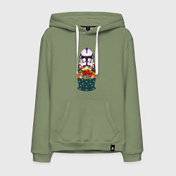 Мужская толстовка-худи Матрешка в шлеме штурмовика звездные войны