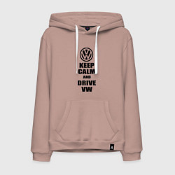 Мужская толстовка-худи Keep Calm & Drive VW