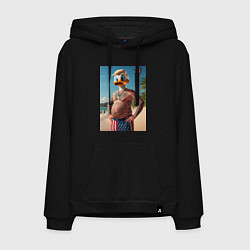 Мужская толстовка-худи Donald Duck-Trump on a Florida beach