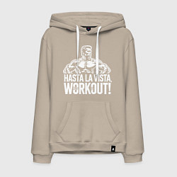 Мужская толстовка-худи Arnold - hasta la vista workout