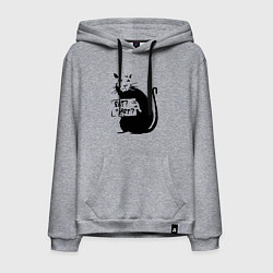 Мужская толстовка-худи Крыса или искусство