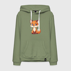 Мужская толстовка-худи Хитрый лисёнок