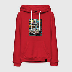 Мужская толстовка-худи Rick Sanchez is a hippie from New York