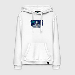 Мужская толстовка-худи Space travel