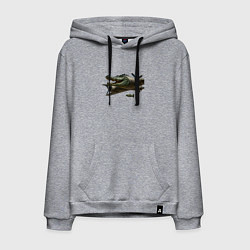 Мужская толстовка-худи Бомбардиро крокодило