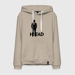 Мужская толстовка-худи Руководитель в деловом костюме