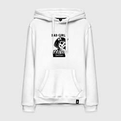 Мужская толстовка-худи Девочка скелет