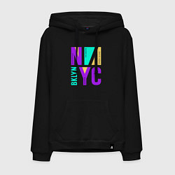 Мужская толстовка-худи Районы в городе Нью-Йорк
