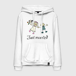 Мужская толстовка-худи Just Married