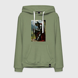 Мужская толстовка-худи Молитва рыцаря