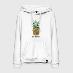 Мужская толстовка-худи Ананас Born to be juicy