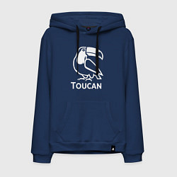 Мужская толстовка-худи Тукан в минималистичном стиле
