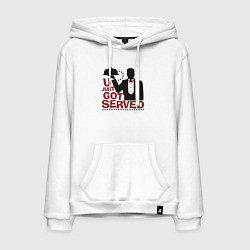 Мужская толстовка-худи Тебя только что обслужили