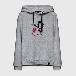 Мужская толстовка-худи Девочка аниме с бензопилой ужас