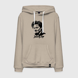 Мужская толстовка-худи Джонни Депп в стиле стрит-арт