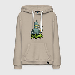 Мужская толстовка-худи Bender with beer