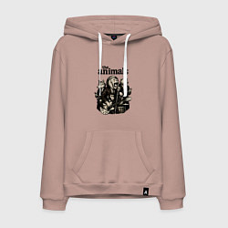 Мужская толстовка-худи The animals группа из зверей