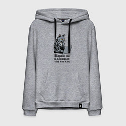 Мужская толстовка-худи Программист неформал в косухе