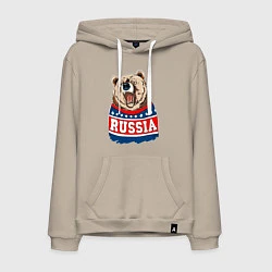 Мужская толстовка-худи Made in Russia: медведь