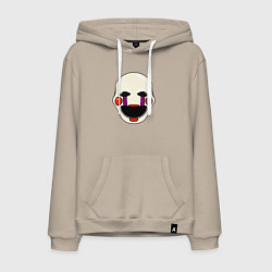 Толстовка-худи хлопковая мужская Puppet FNAF Марионетка, цвет: миндальный