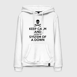 Мужская толстовка-худи Keep Calm & System Of A Down 