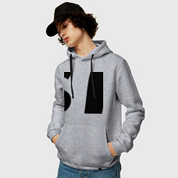 Толстовка-худи хлопковая мужская Nismo, цвет: меланж — фото 2