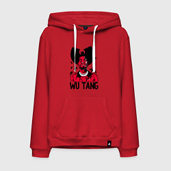 Толстовка-худи хлопковая мужская Wu-Tang Insects, цвет: красный