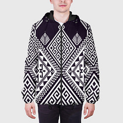 Куртка с капюшоном мужская Мильфлер, цвет: 3D-черный — фото 2
