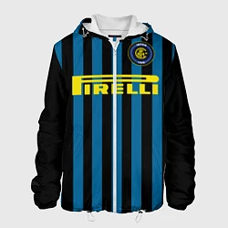 Куртка с капюшоном мужская Inter FC: Pirelli, цвет: 3D-белый