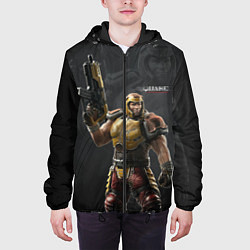 Куртка с капюшоном мужская Quake, цвет: 3D-черный — фото 2