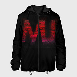 Куртка с капюшоном мужская Manchester United team, цвет: 3D-черный