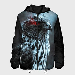 Куртка с капюшоном мужская Ночной орёл, цвет: 3D-черный