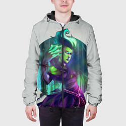 Куртка с капюшоном мужская Death Prophet Magic, цвет: 3D-черный — фото 2