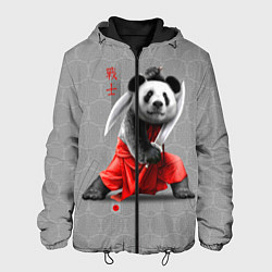 Куртка с капюшоном мужская Master Panda, цвет: 3D-черный