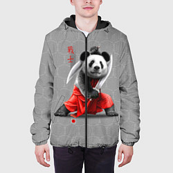 Куртка с капюшоном мужская Master Panda, цвет: 3D-черный — фото 2